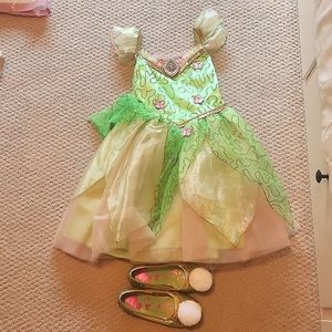 NWOT Diisney Brand Tinkerbell Costume with Shoes